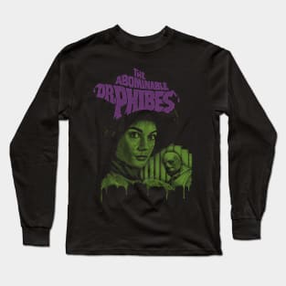 Vincent Price The Abominable Dr. Phibes and Vulnavia by HomeStudio Long Sleeve T-Shirt